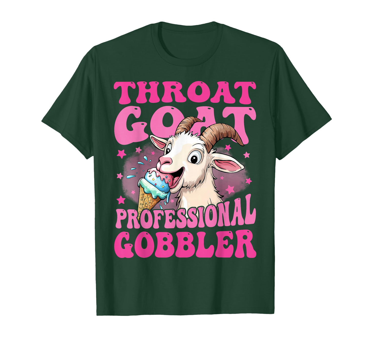 Throat Goat Professional Gobbler Inappropriate Adult Humor T-Shirt