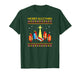 Merry Glizzmas Retro Funny Hot Dog Family Christmas Xmas T-Shirt