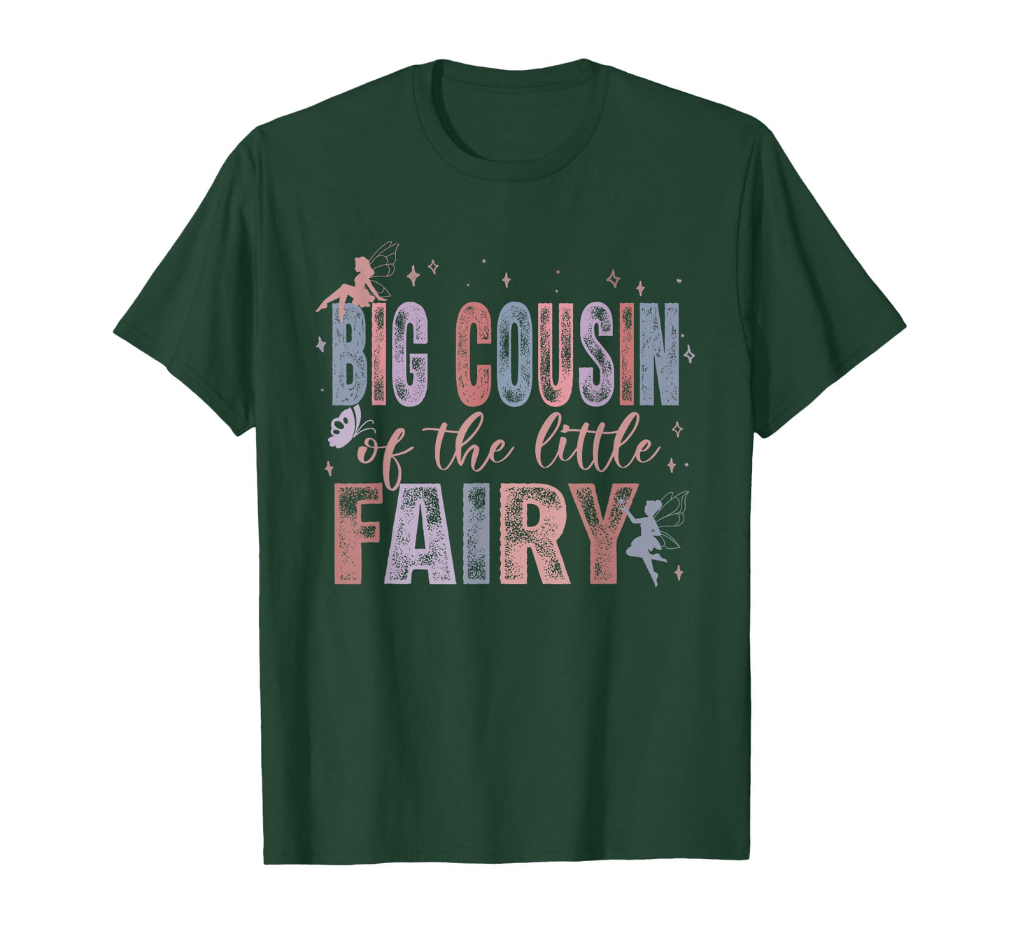 Big Cousin of The Little Fairy 1St Birthday Girl Fairytale T-Shirt