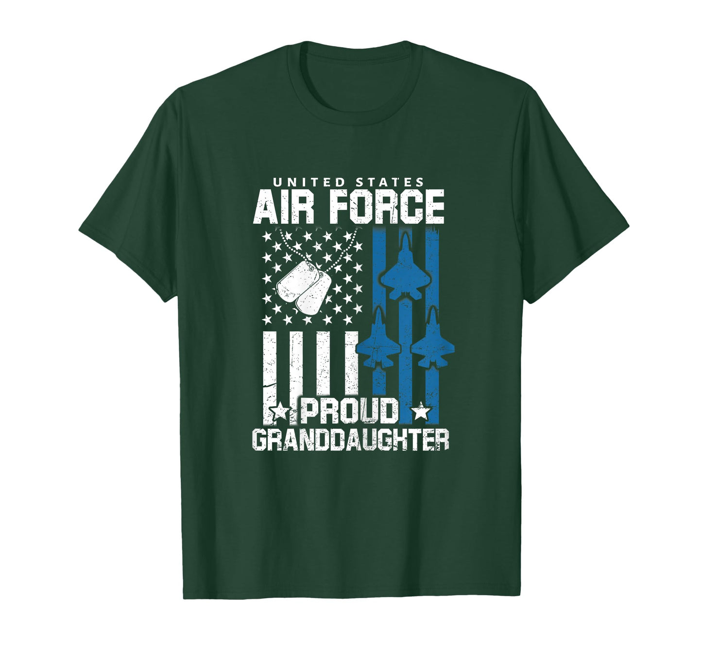 Proud Granddaughter of US Air Force Veteran Family Matching T-Shirt