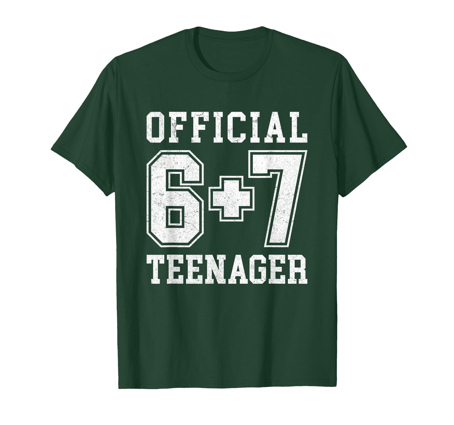 Funny Official Teenager 6 7 13th Birthday T-Shirt