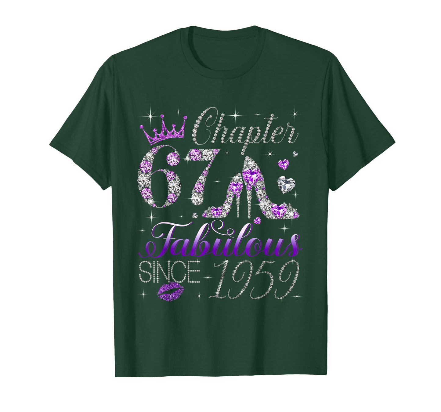 Chapter 67 Fabulous Since 1959 67Th Birthday Women Girls T-Shirt
