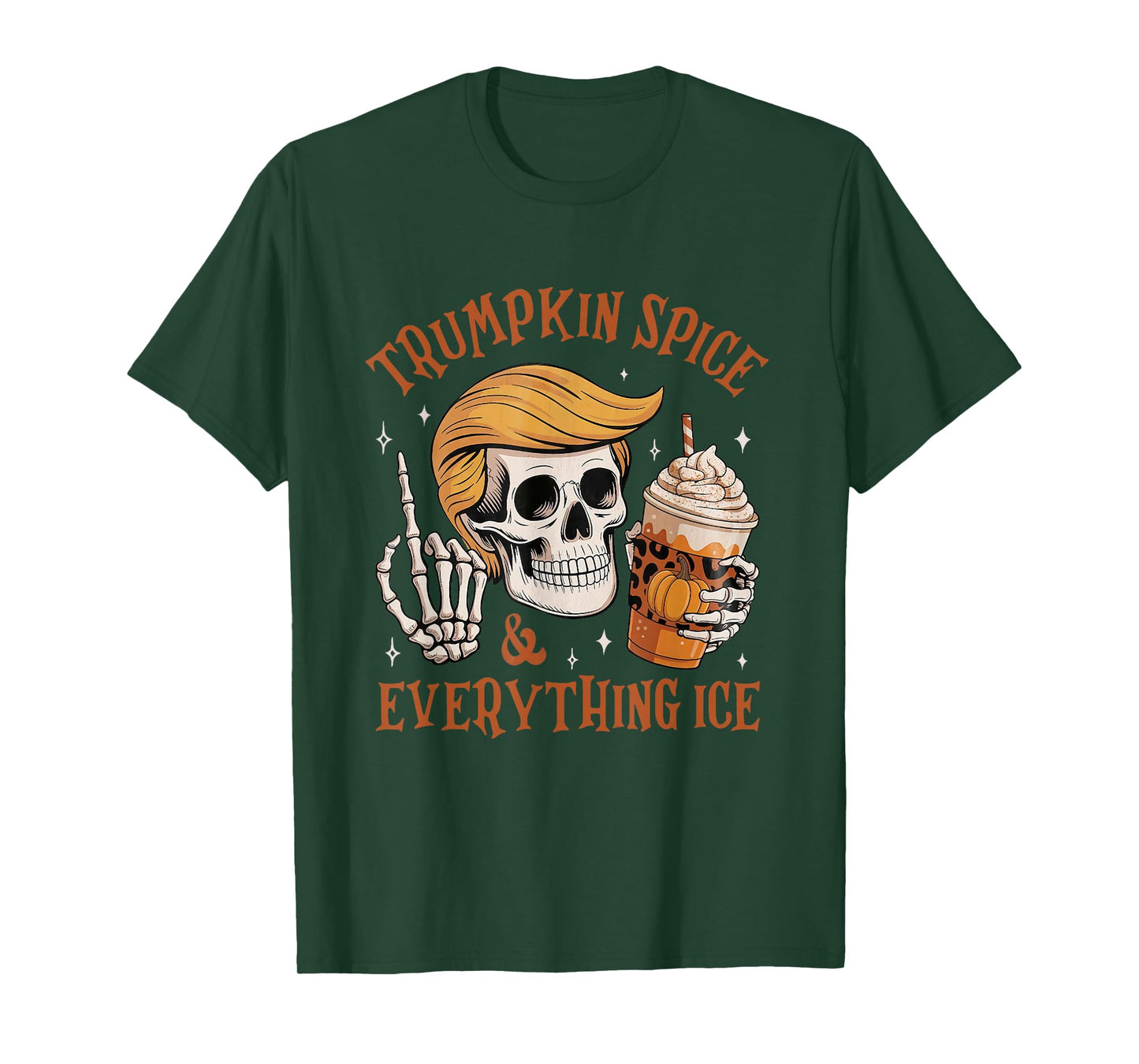 Trumpkin Spice and Everything Ice Fall Autumn Halloween T-Shirt