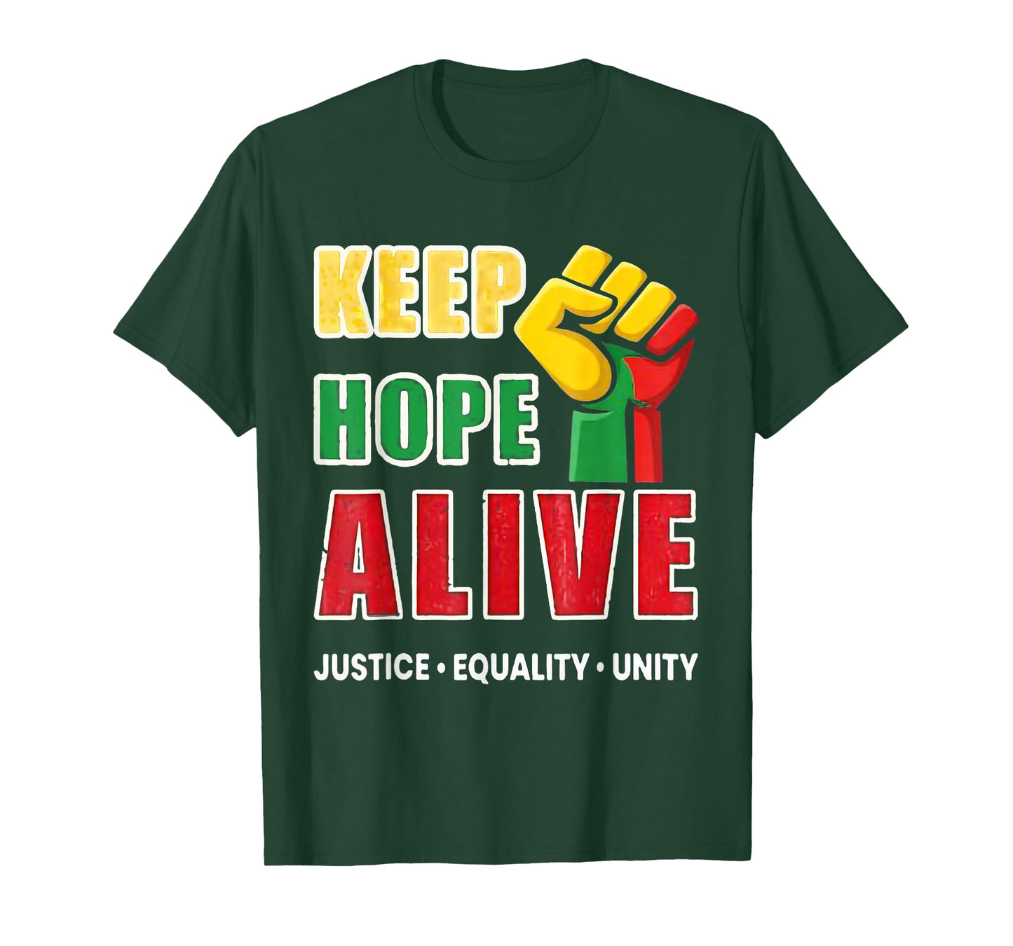 Vintage Black History Keep Hopes Alive Women Men T-Shirt