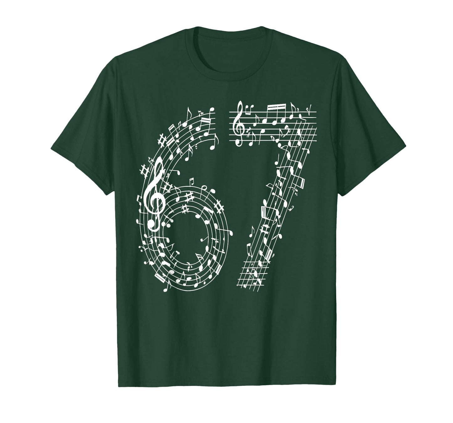 67 Music Meme Six Seven Music Teacher Musician T-Shirt