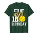 It's My 10th Birthday Softball Leopard 10 Year Old Birthday T-Shirt