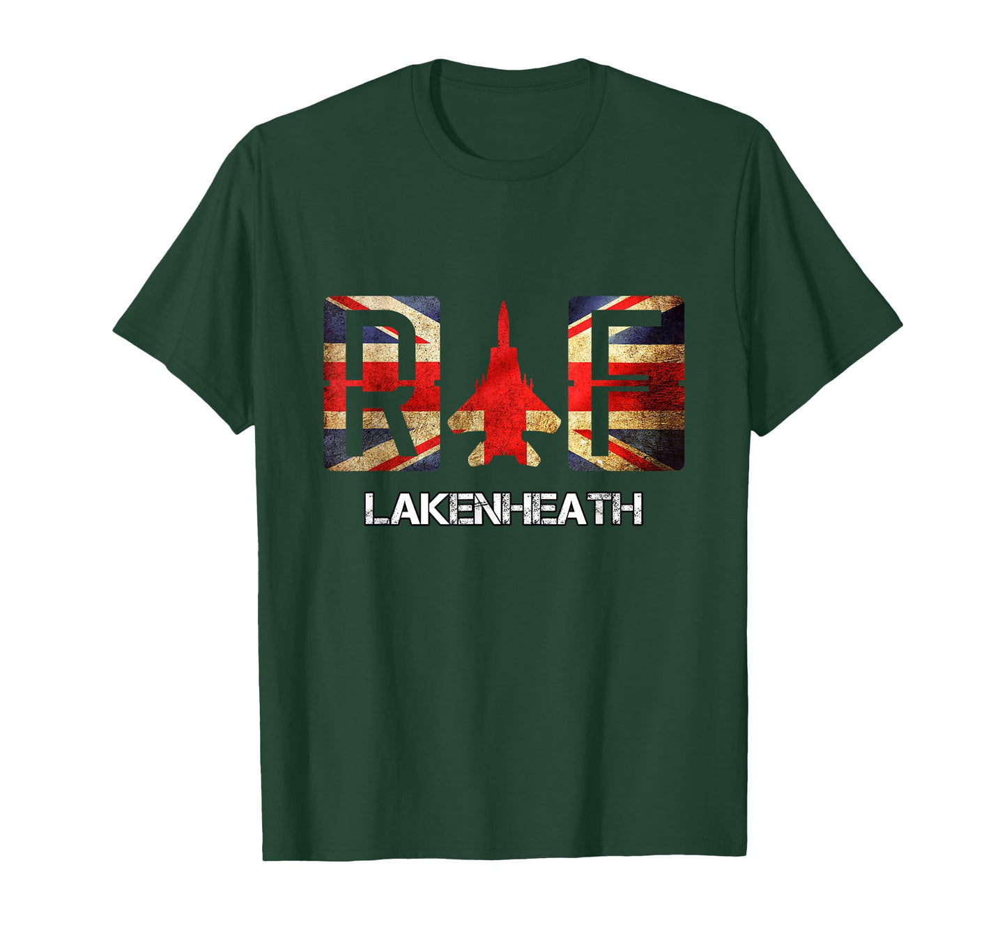 RAF Lakenheath England Airforce Vintage Distressed T-Shirt