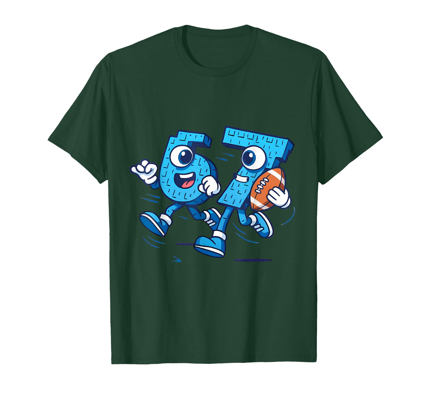 67 Six Seven Italian Brainrot Kids Soccer 67 Meme Christmas T-Shirt