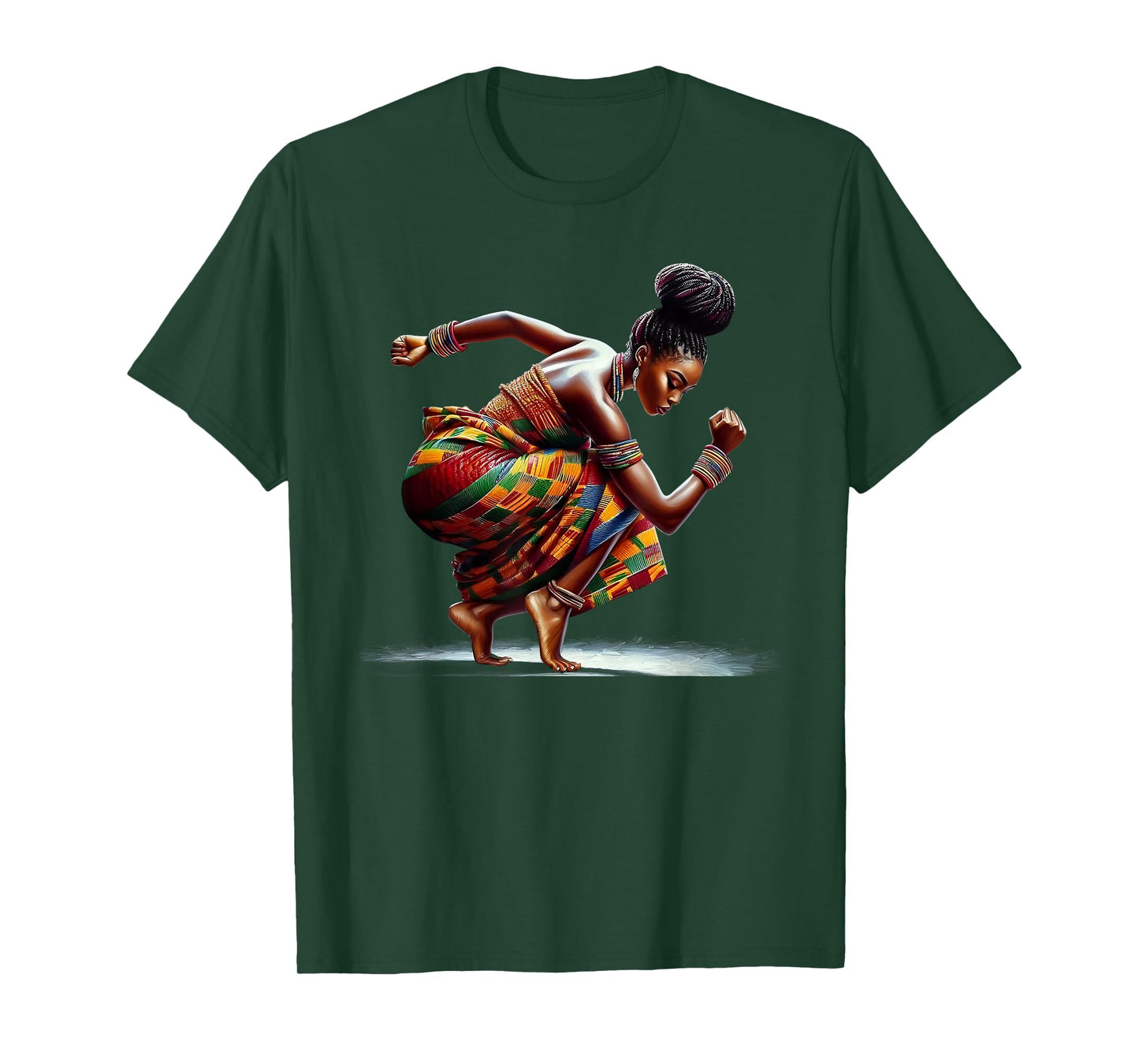 Love Black Woman African Melanin Queen Black History Month T-Shirt