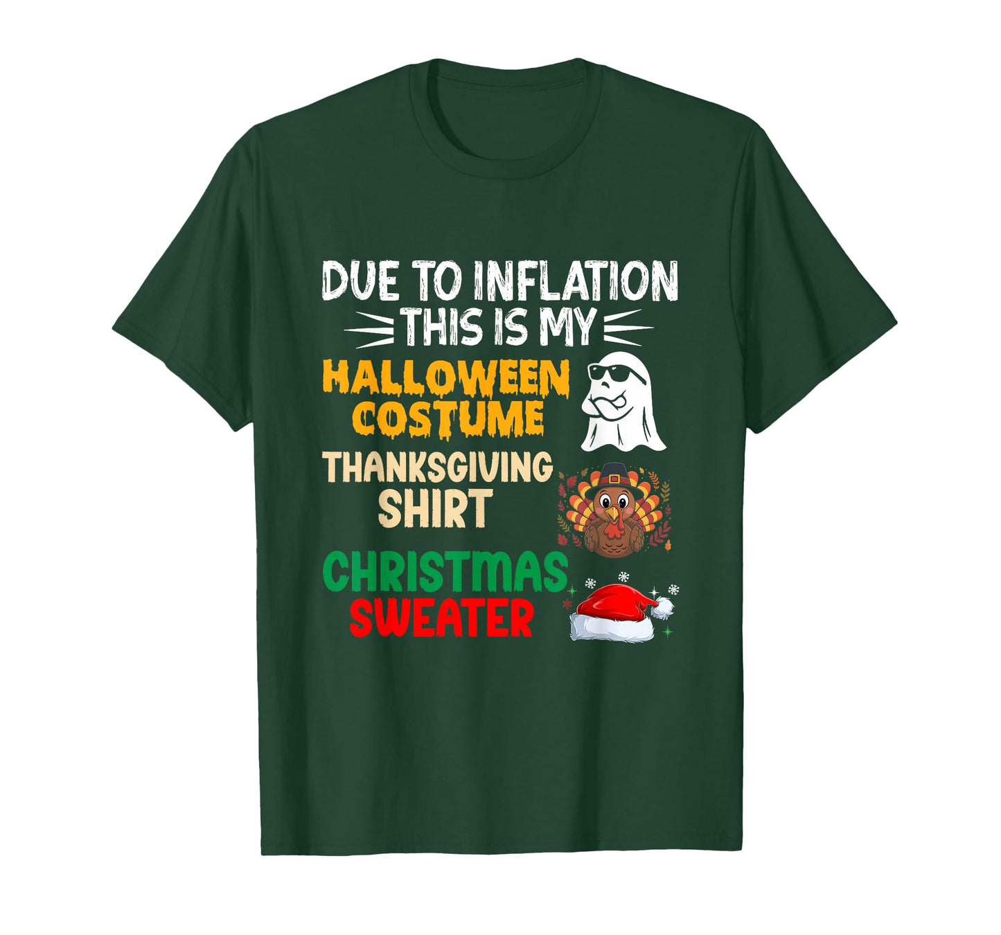 Due to Inflation This is My Funny Halloween Costume T-Shirt