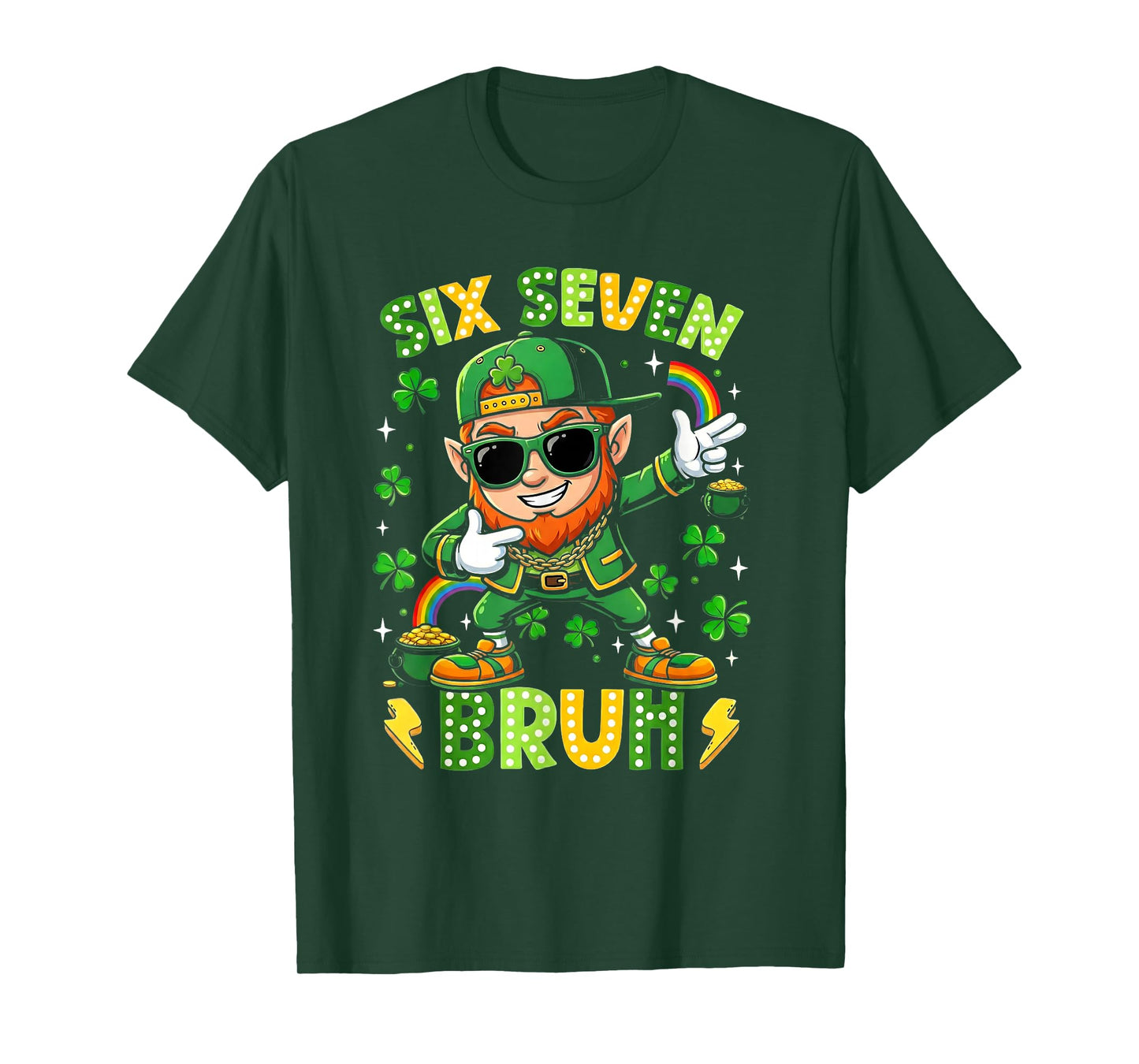 6 7 St. Patricks Day Six Seven Meme T-Shirt