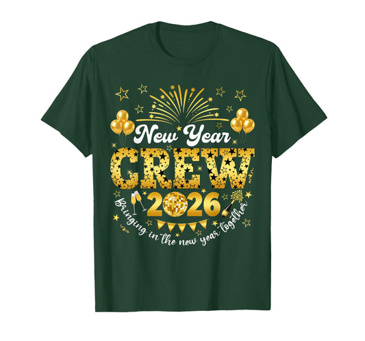 New Years Eve Party Supplies 2026 Happy New Year Fireworks T-Shirt