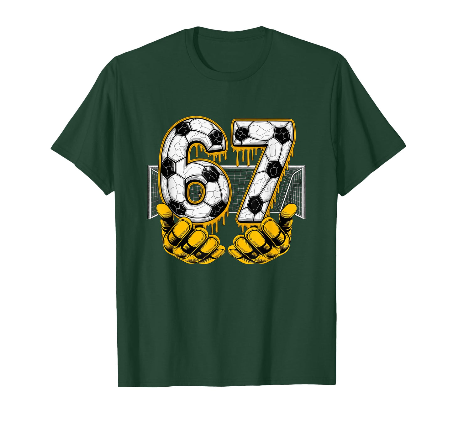 Soccer Six Seven 67 Funny Gen Alpha Meme T-Shirt