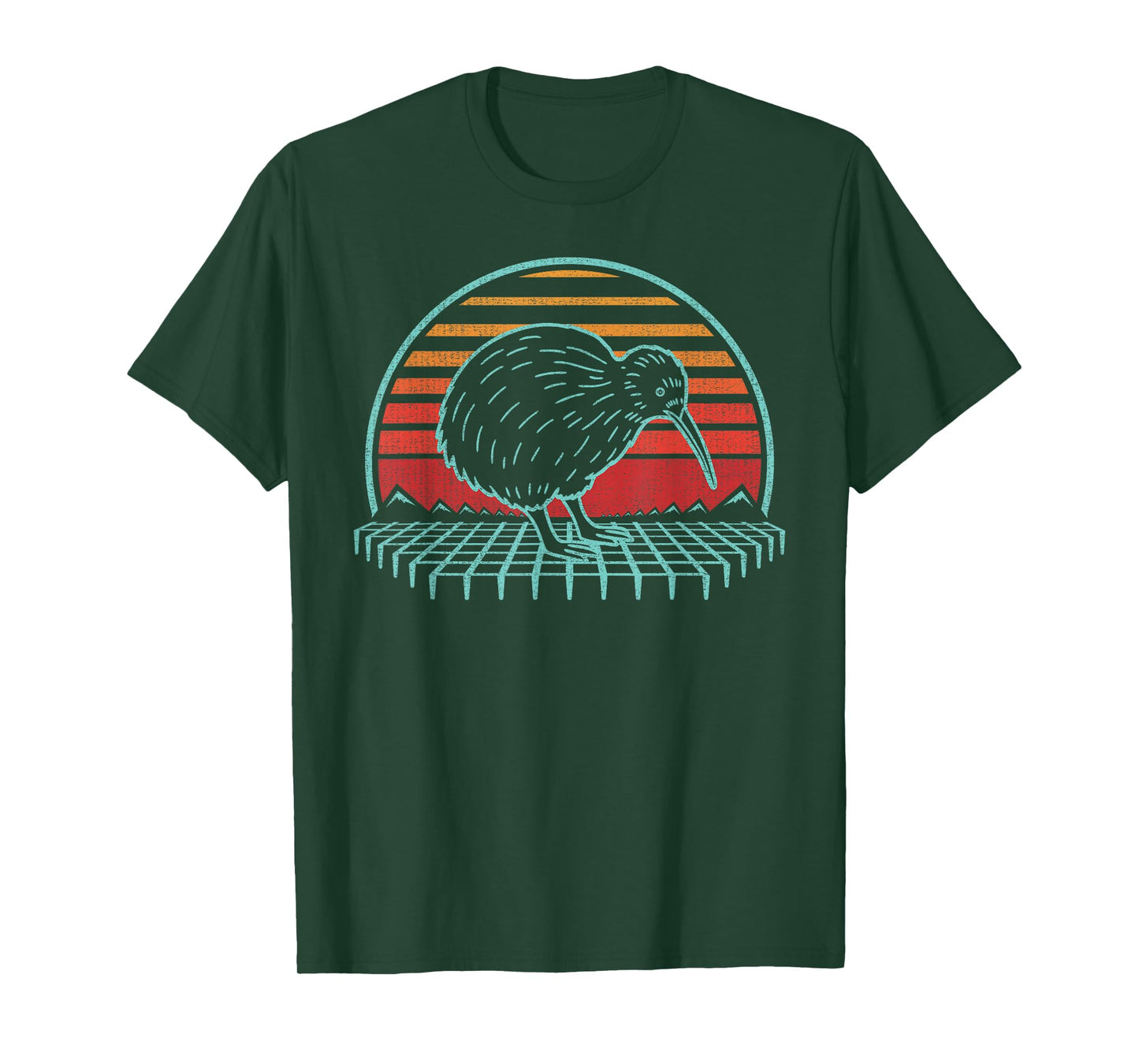 Kiwi Bird Lover Animal Retro Vintage 80s T-Shirt