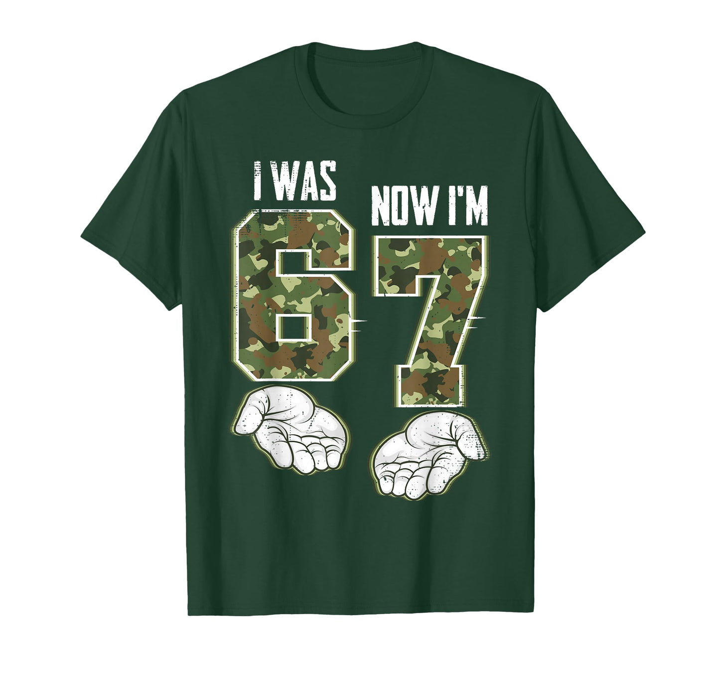 I was 6 Now I'm 7 Birthday Boys Kids 67 Meme Six Seven 6 7 T-Shirt