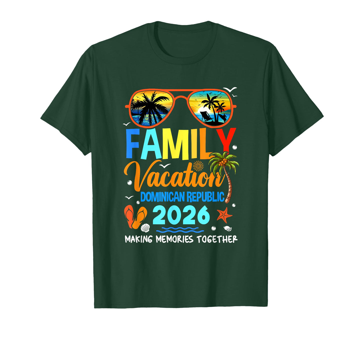 Family Vacation Dominican Republic 2026 Family Vacation T-Shirt
