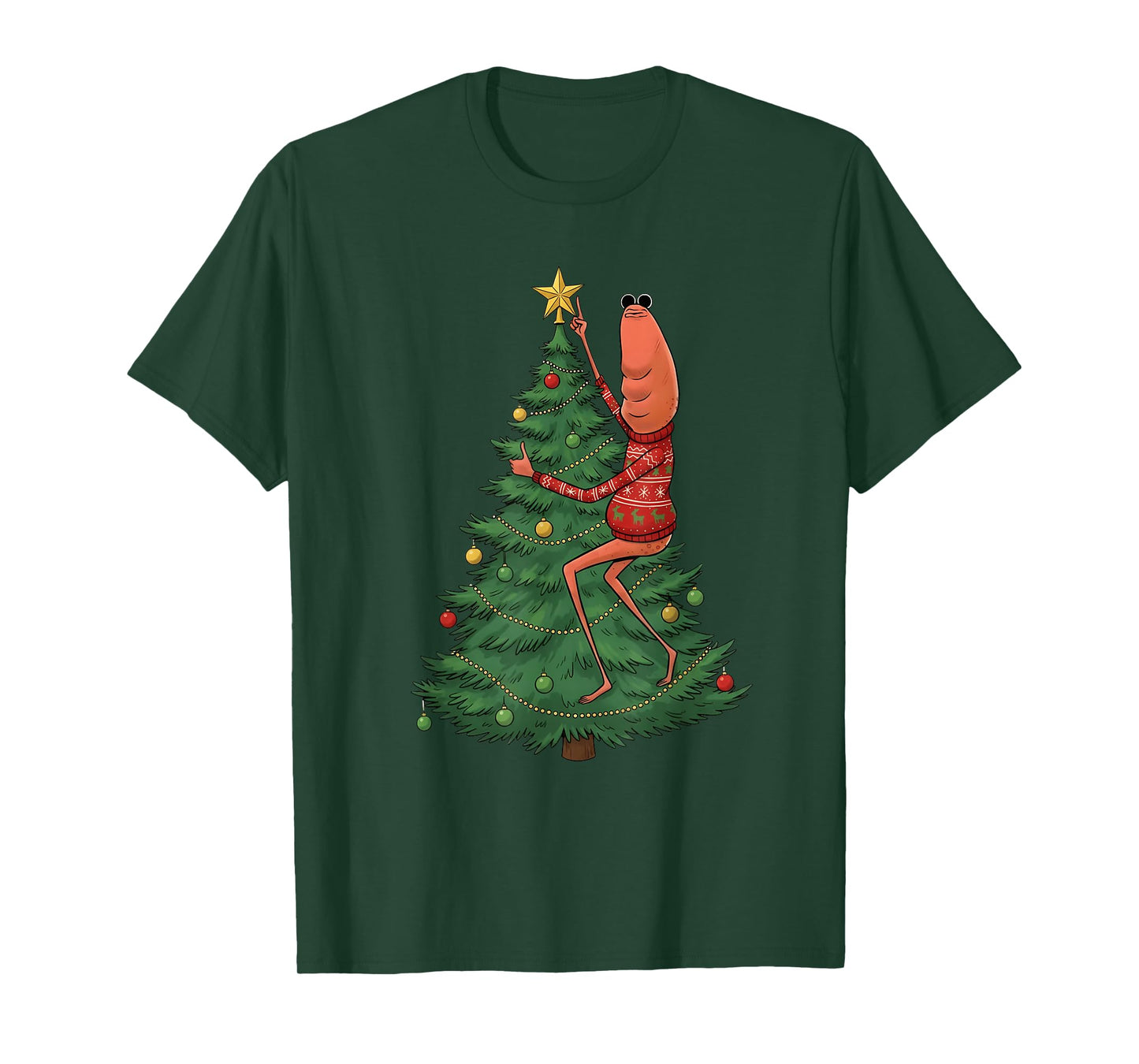 Where is Jimbo James Marcus The Worm Christmas T-Shirt