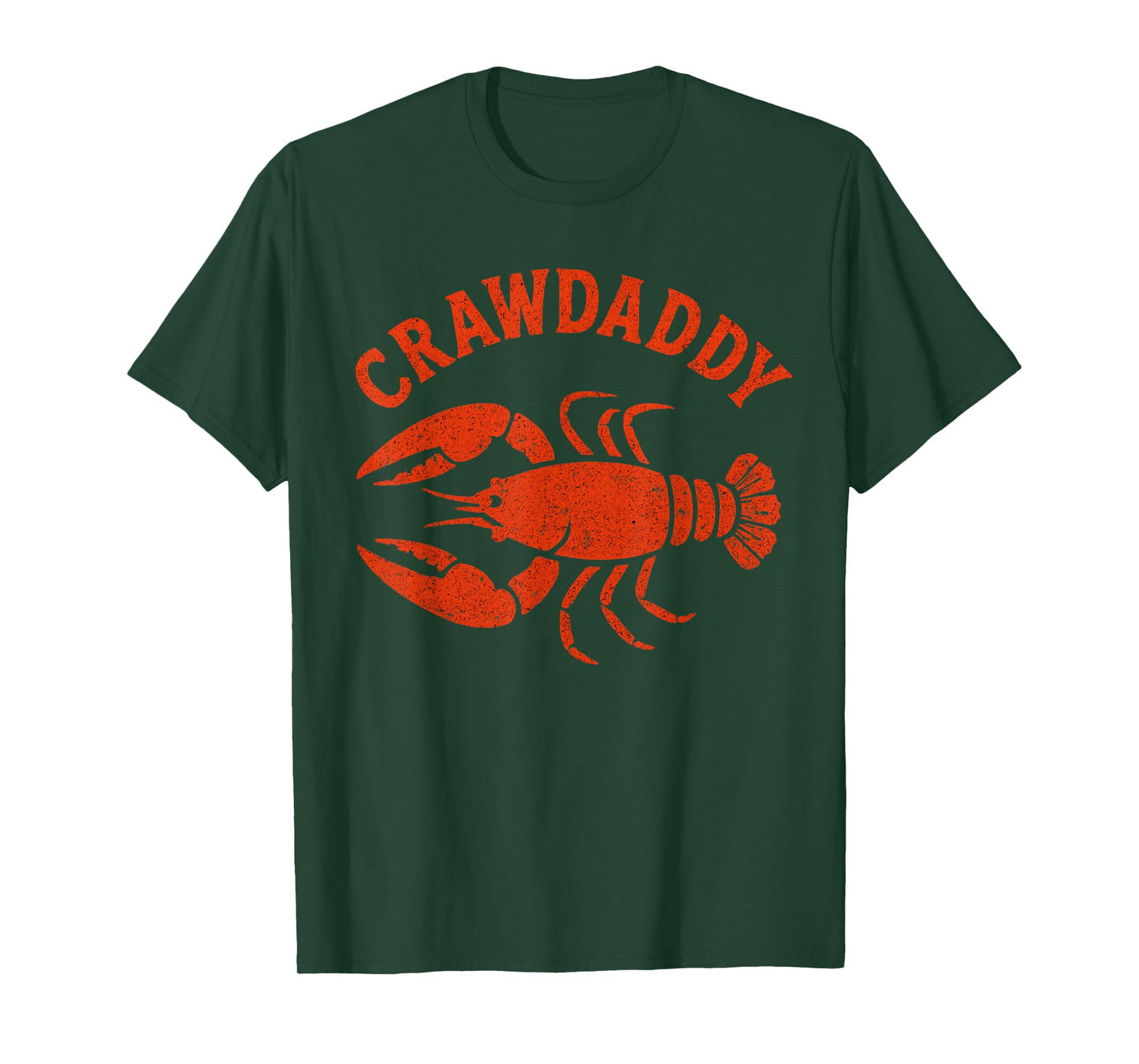 Funny Craw Daddy Crawfish Boil Dad Crawdad Vintage Party Men T-Shirt