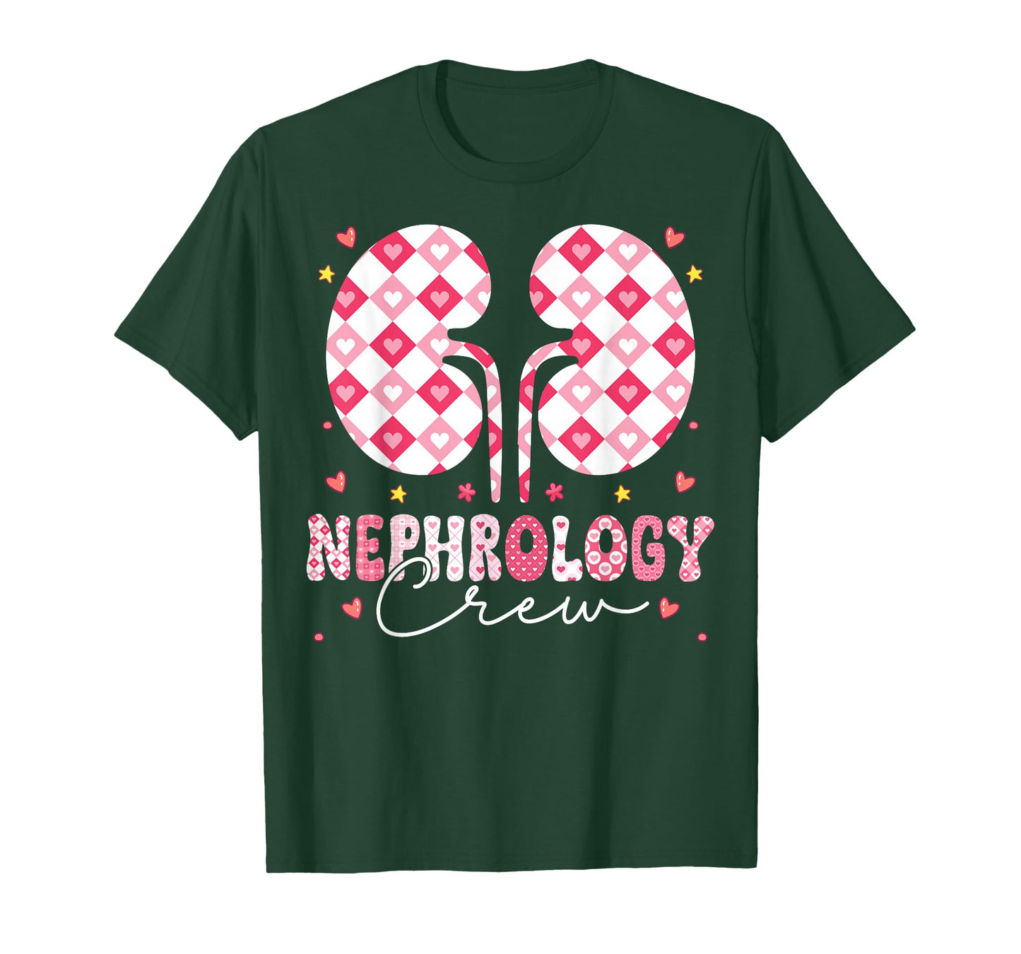 Nephrology Crew - Boho Rainbow Kidney Dialysis Nurse T-Shirt