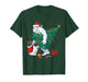 Funny Yeti Christmas Tree Lights Bigfoot Xmas Sasquatch Boys T-Shirt