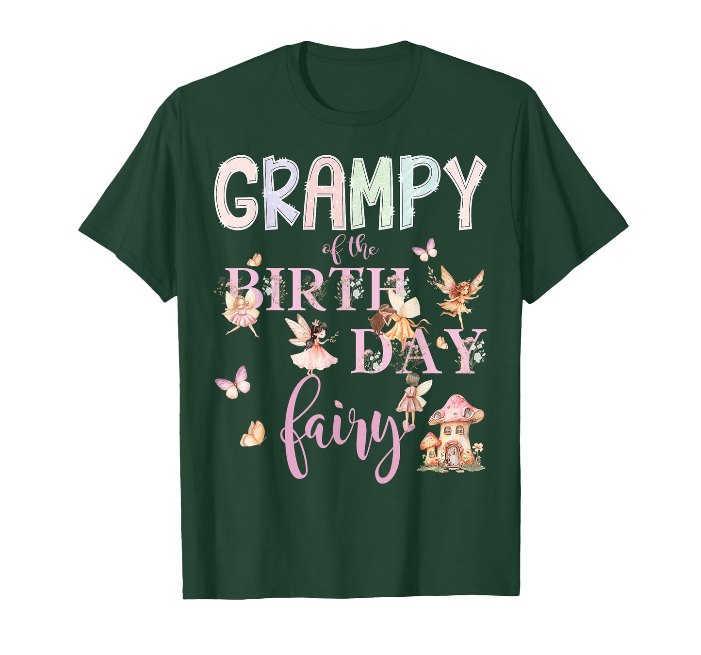 Grampy of The Birthday Fairy Birthday Girl Magical Family T-Shirt