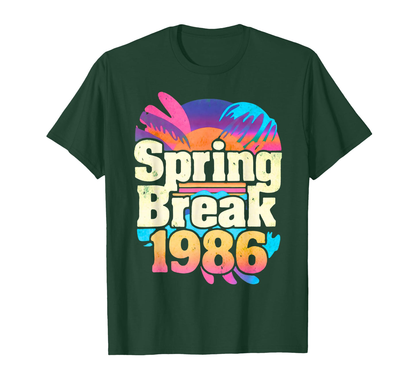 Vintage Throwback Spring Break 1986 Beach Party T-Shirt