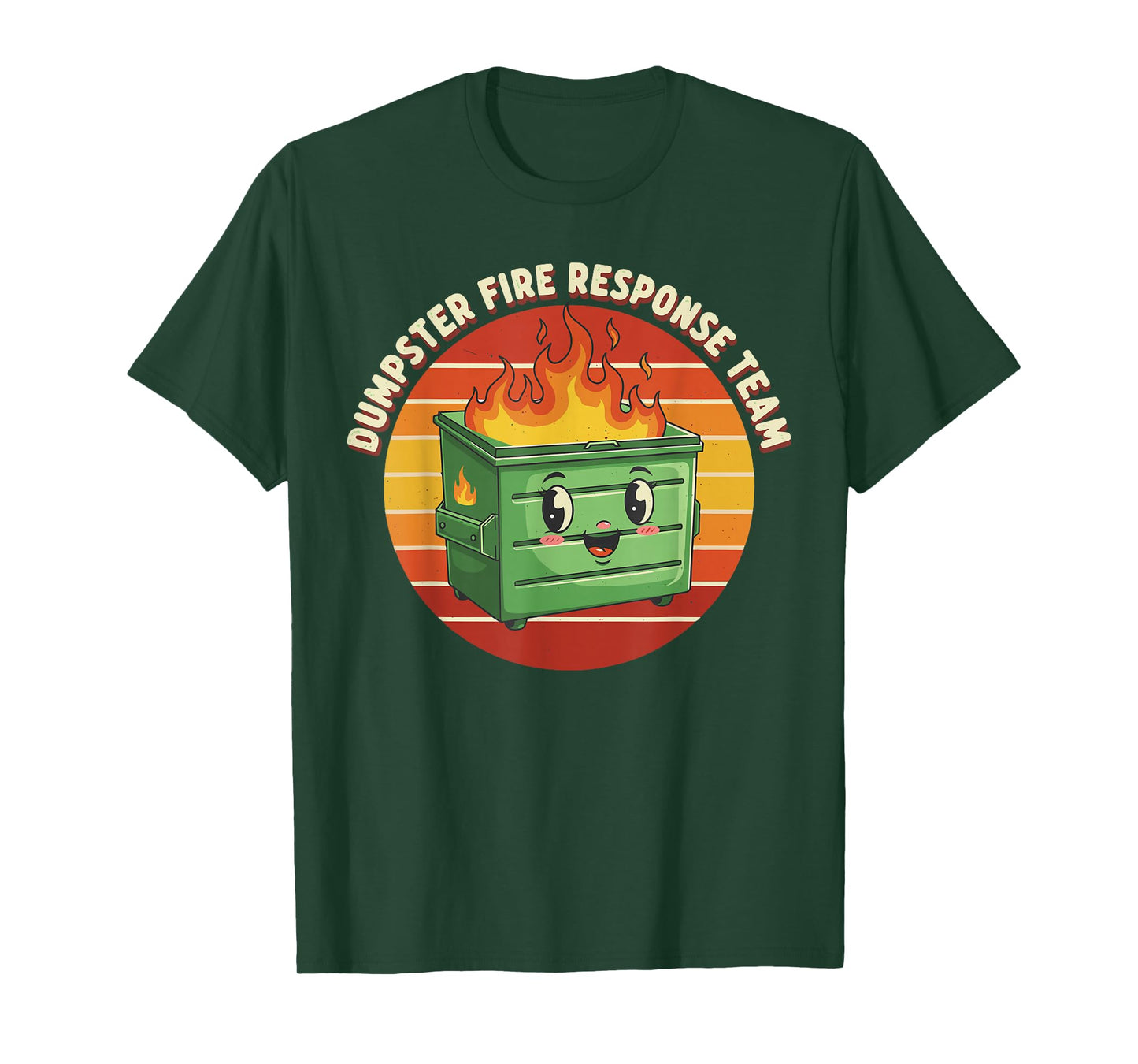 Employee Dumpster Fire Response Team Ugly Christmas Sweater T-Shirt