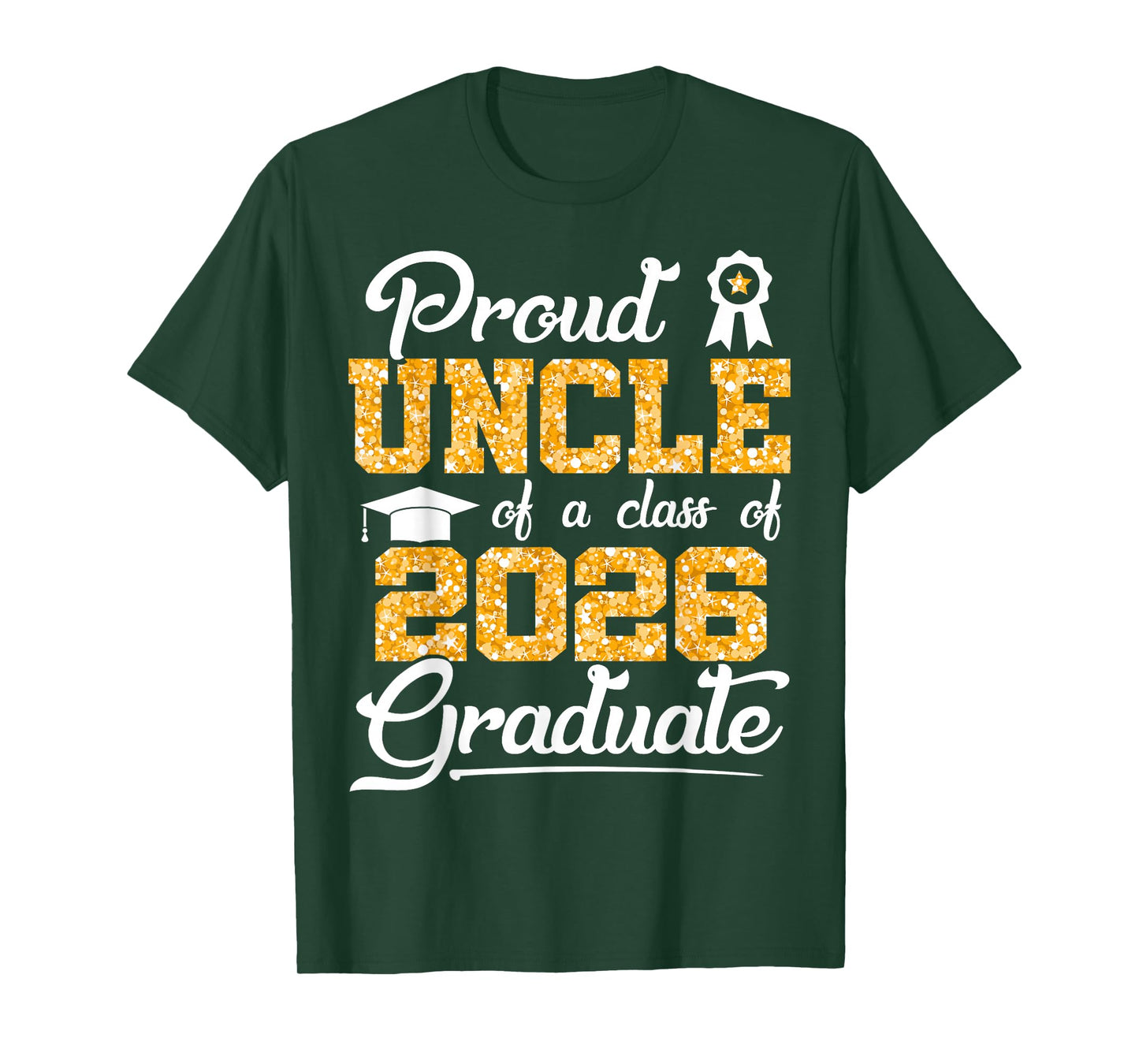 Proud Uncle of a Class of 2026 Senior Funny Graduate 2026 T-Shirt