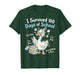 I Survived 100 Days of School Funny Goose 100th Day Teacher T-Shirt