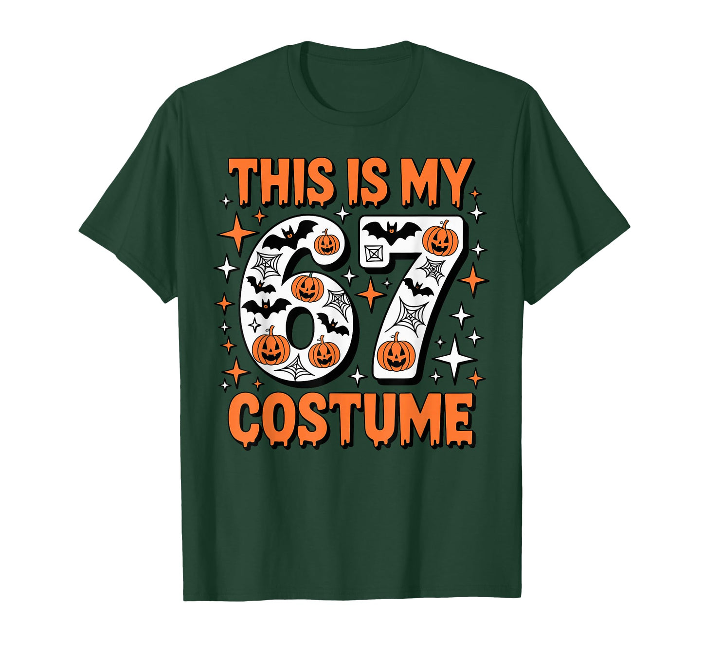 This is My 67 Costume 6 7 Meme Gen Alpha Halloween Six Seven T-Shirt