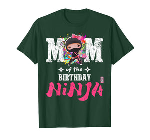 Mom of The Birthday Ninja T-Shirt