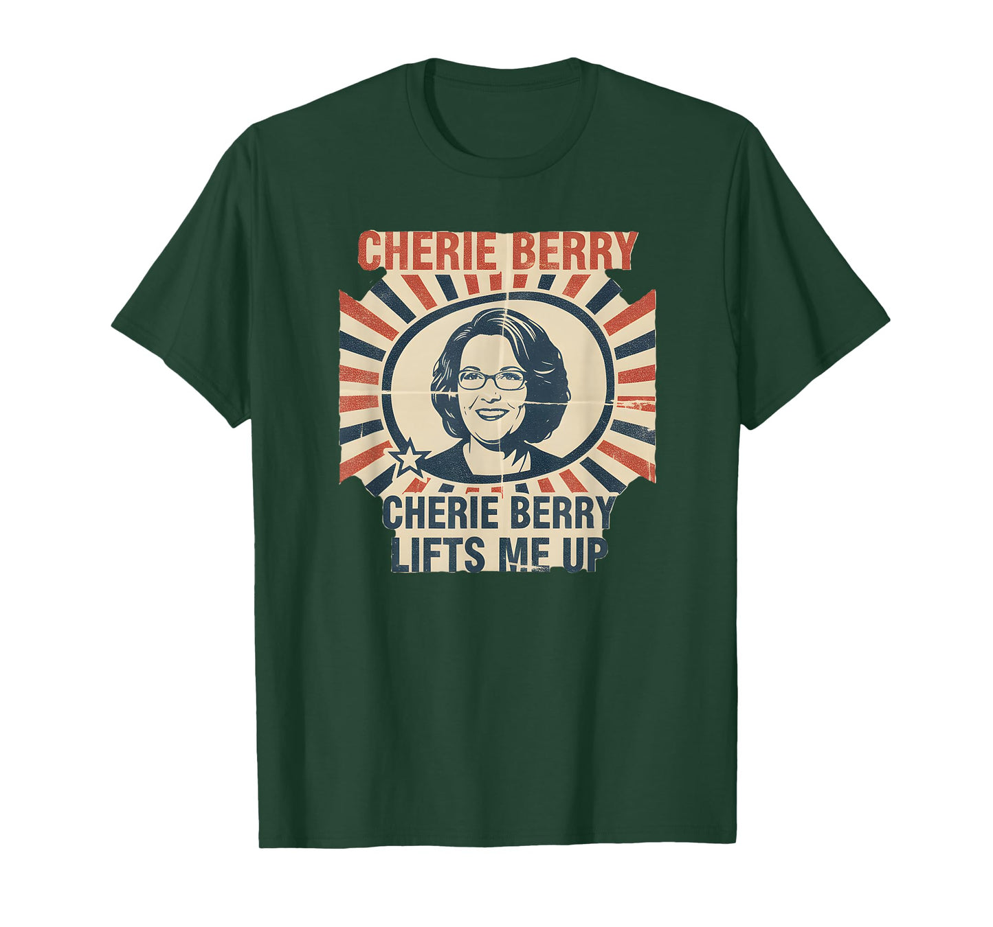 Funny Motivational Elevator Saying Cherie Berry Lifts Me Up T-Shirt