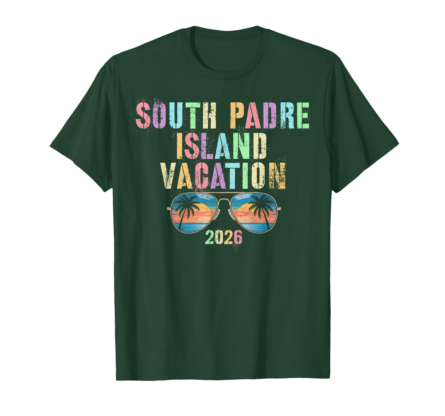 Vintage South Padre Island Vacation 2026 Vacay Swim Travel T-Shirt