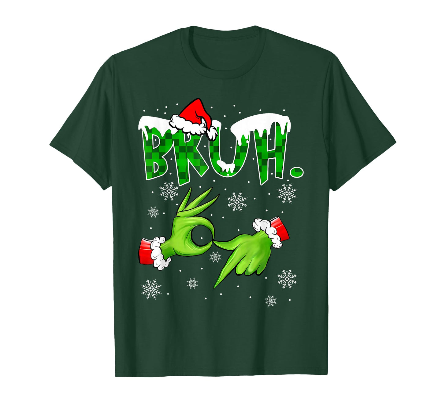 Bruh 67 Six Seven 6 7 Meme Christmas Funny Gen Alpha Slang T-Shirt