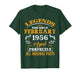 70th Birthday Gift Legend Born in February 1956 70 Yrs Old T-Shirt