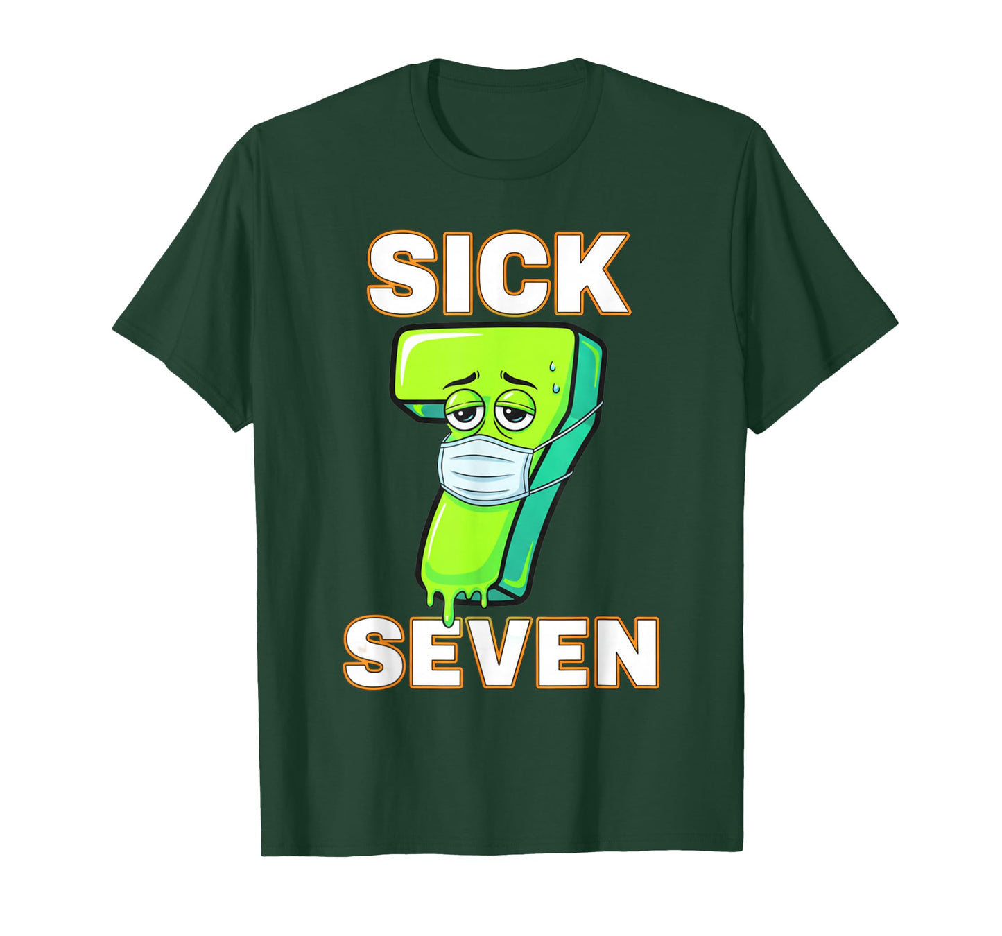Sick Seven Meme Tee Six Seven Fun Wordplay Drip Desing T-Shirt