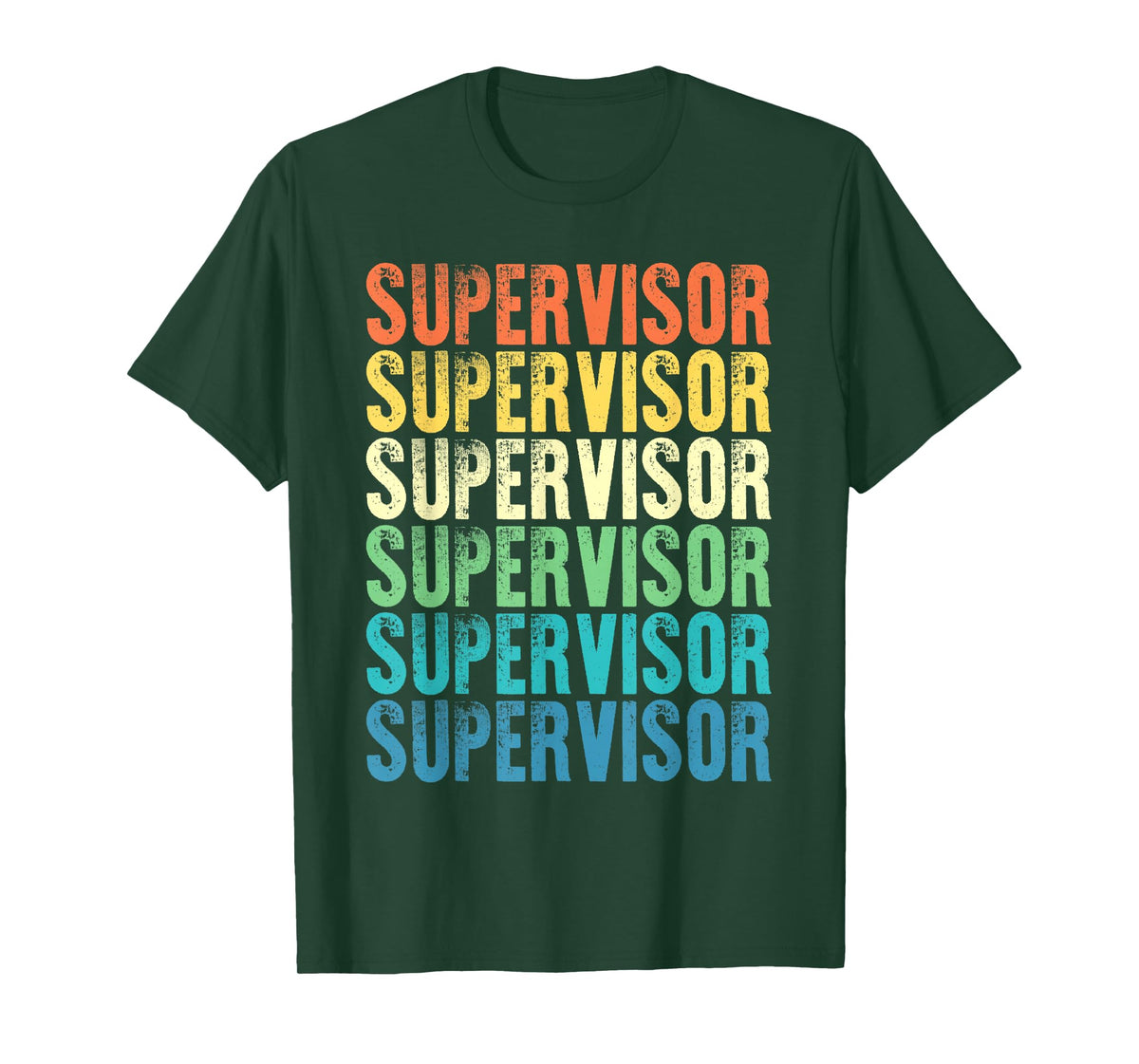 Supervisor Vintage Style Job T-Shirt