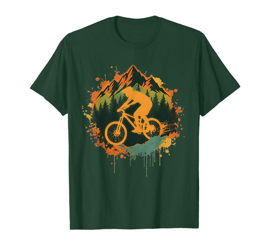MTB Art for Mountain Biker Biking T-Shirt