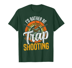 Shotgun Skeet Trap Clay Pigeon Shooting Retro Vintage I'd T-Shirt