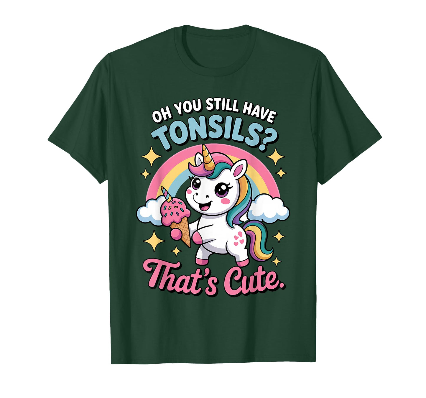 Tonsil Removal Art for Women Girls Tonsillectomy Tonsils Out T-Shirt
