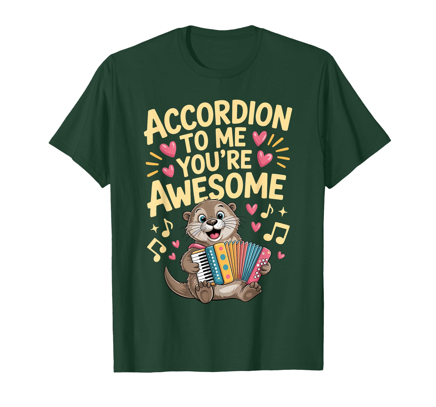 Accordion Design for Men Women Accordionist Accordion Player T-Shirt