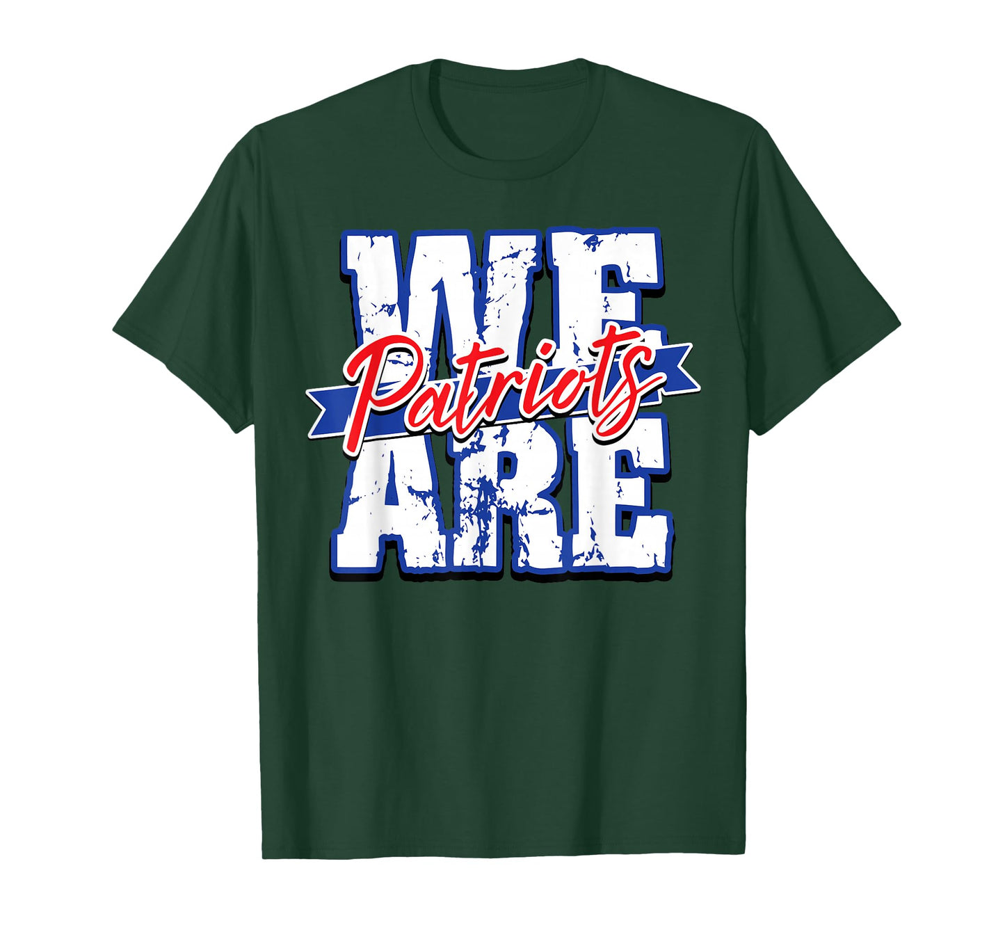 Patriots Back to School Spirit RWB T-Shirt