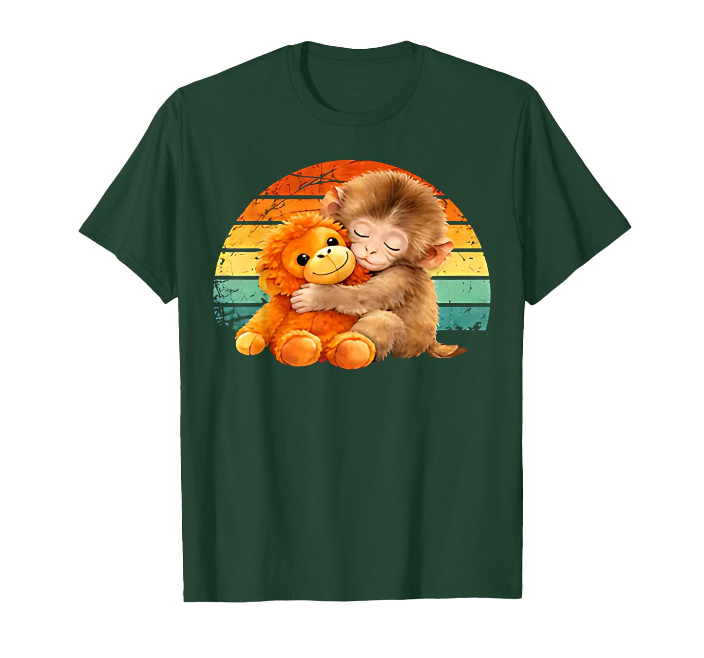 Retro Vintage Baby Monkey Punch T-Shirt