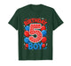 Kids 5th Birthday Spider Web 5 Year Old Boy Party T-Shirt