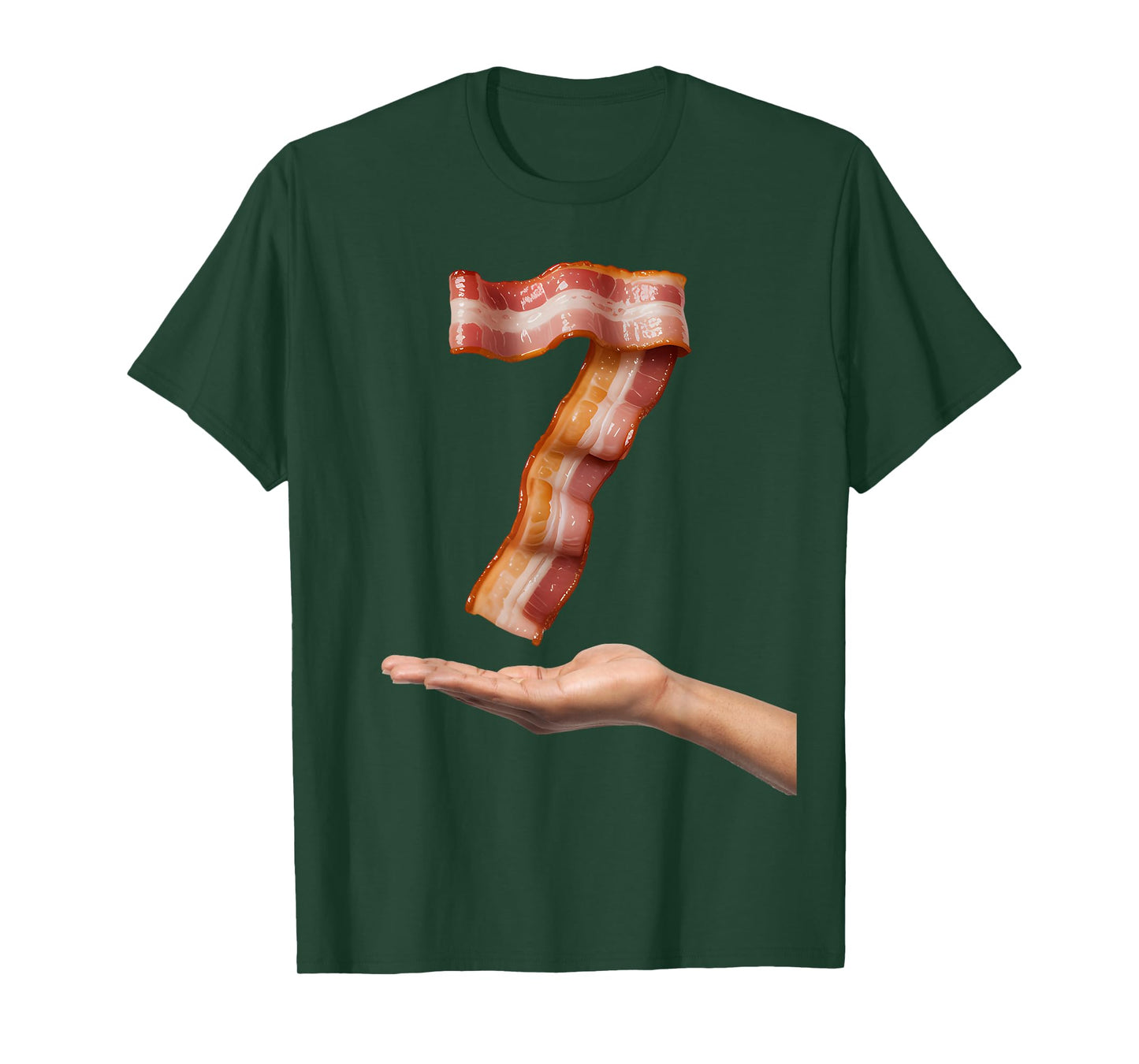 Number 7 Matching 67 Meme Breakfast Bacon T-Shirt