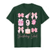 Birthday Girl 9th Birthday Pink Coquette Bow 9 Year Old Kids T-Shirt