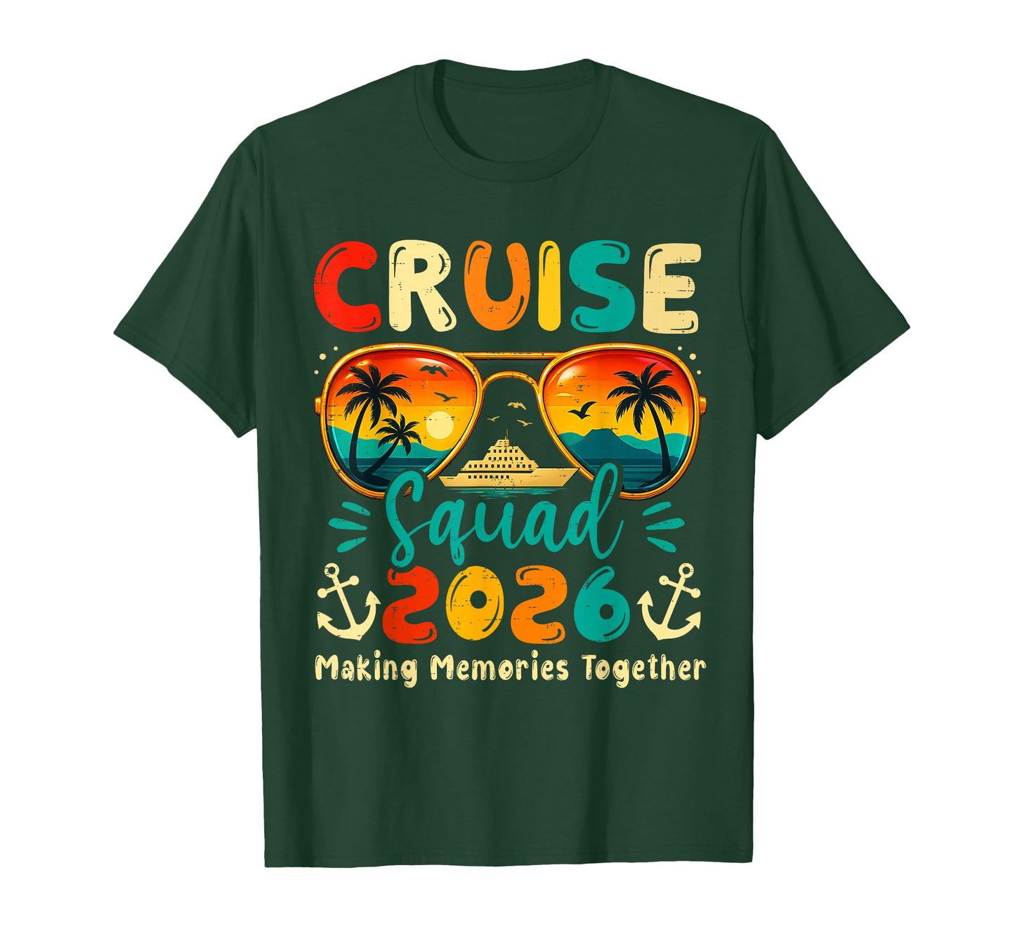 Cruise Squad 2026 Family Group Matching Summer Vacation T-Shirt