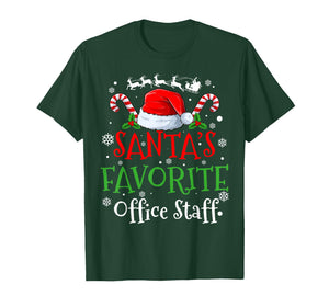 Santa's Favorite Office Staff Christmas Party T-Shirt
