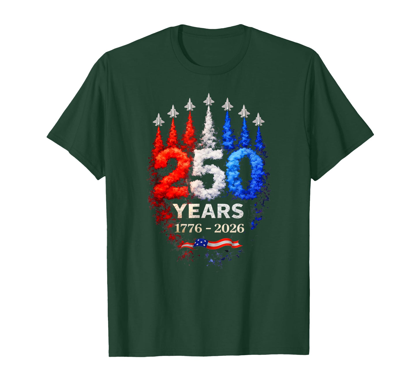 250 Anniversary USA Shirt Patriotic July 4th American Flag T-Shirt