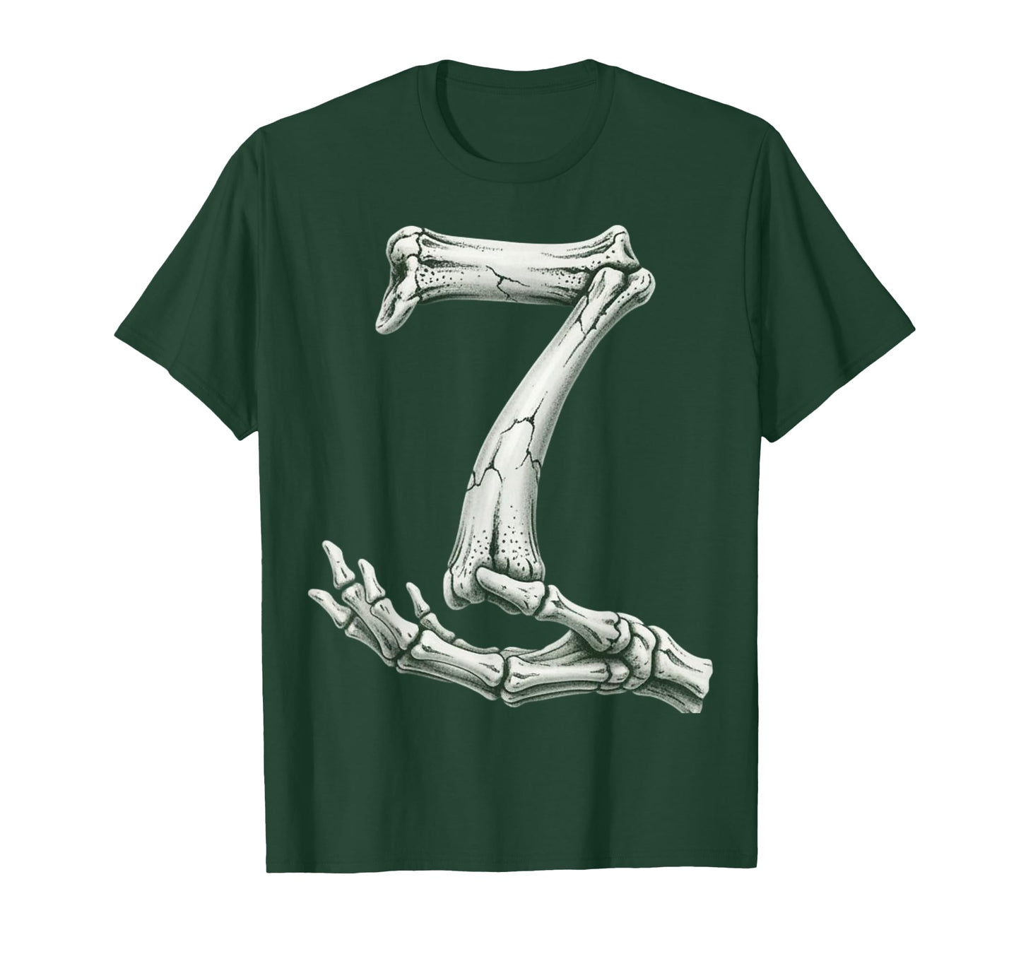 6 7 Halloween Skeleton Funny 67 Meme Gen Alpha Six Seven 7 T-Shirt